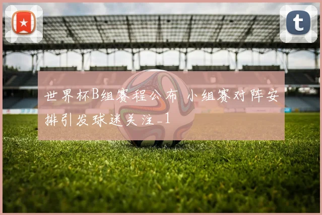 世界杯B组赛程公布 小组赛对阵安排引发球迷关注_1